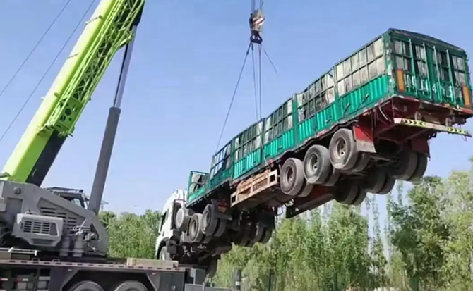 平陆道路脱困救援案例
